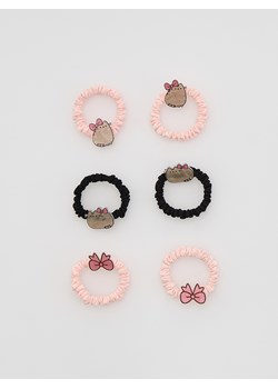 Reserved - Gumki do włosów Pusheen 6 pack - wielobarwny ze sklepu Reserved w kategorii Gumki do włosów - zdjęcie 188142014
