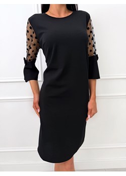 Czarna Elegancka Sukienka ze sklepu ModnaKiecka.pl w kategorii Sukienki - zdjęcie 188142243