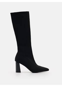 Mohito - Kozaki na obcasie - czarny ze sklepu Mohito w kategorii Kozaki damskie - zdjęcie 188142473