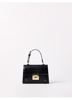 Mohito - Czarna torebka z paskiem na ramię - czarny ze sklepu Mohito w kategorii Kuferki - zdjęcie 188142563