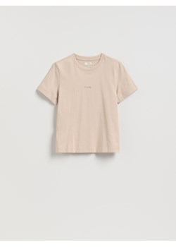 Reserved - T-shirt z nadrukiem - złamana biel ze sklepu Reserved w kategorii Bluzki damskie - zdjęcie 188142632