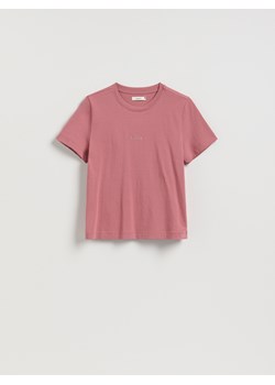 Reserved - T-shirt z nadrukiem - różowy ze sklepu Reserved w kategorii Bluzki damskie - zdjęcie 188142634