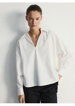 Reserved - Bluzka z kołnierzem - biały ze sklepu Reserved w kategorii Bluzki damskie - zdjęcie 188142670