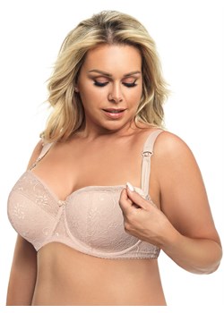 MK14 biustonosz-półusztywniany beżowy MEY ze sklepu fokus.pl w kategorii Biustonosze - zdjęcie 188143393