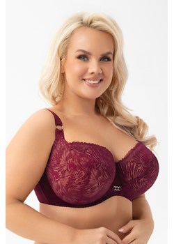 K956 biustonosz-miękki-na-drutach bordo MILA ze sklepu fokus.pl w kategorii Biustonosze - zdjęcie 188143453