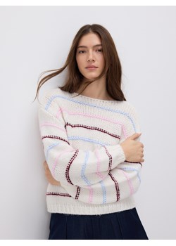 Reserved - Wzorzysty sweter - wielobarwny ze sklepu Reserved w kategorii Swetry damskie - zdjęcie 188143600