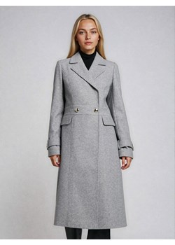 Sinsay - Długi płaszcz - szary ze sklepu Sinsay w kategorii Płaszcze damskie - zdjęcie 188143923