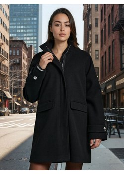 Sinsay - Klasyczny płaszcz z ozdobnymi guzikami - czarny ze sklepu Sinsay w kategorii Płaszcze damskie - zdjęcie 188144150