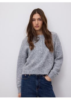 Reserved - Sweter z domieszką wełny - szary ze sklepu Reserved w kategorii Swetry damskie - zdjęcie 188144354