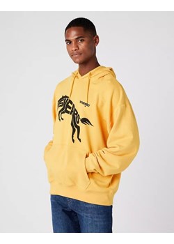 WRANGLER 75TH ANNI HOODIE MĘSKA BLUZA LOGO NADRUK YOLK YELLOW W645HTY23 112146186 ze sklepu YouNeedit.pl w kategorii Bluzy męskie - zdjęcie 188144912