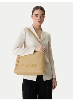 Torebka LOVE MOSCHINO JC4108PP1OKD0129 Beżowy ze sklepu eobuwie.pl w kategorii Torebki damskie - zdjęcie 188145330