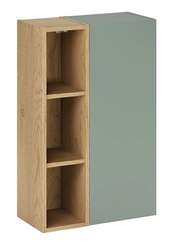 Zielona szafka łazienkowa na ścianę - Verdessa 8X ze sklepu Edinos.pl w kategorii Szafki i regały łazienkowe - zdjęcie 188146160