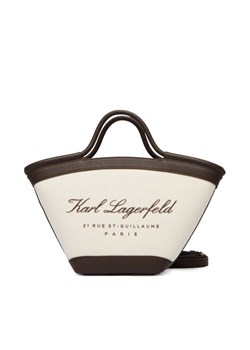 Torebka KARL LAGERFELD B1W46067 Beżowy ze sklepu eobuwie.pl w kategorii Torby letnie - zdjęcie 188147063