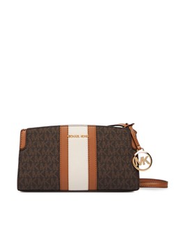 Torebka MICHAEL Michael Kors 32R6GQ6C1B Brązowy ze sklepu eobuwie.pl w kategorii Listonoszki - zdjęcie 188147072