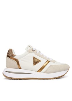 Sneakersy Guess FLPEAG ELE12 Écru ze sklepu eobuwie.pl w kategorii Buty sportowe damskie - zdjęcie 188147180