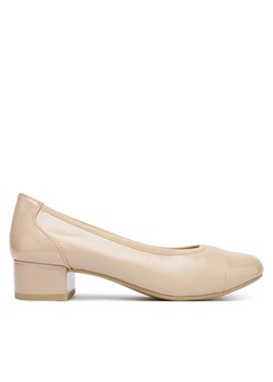 Czółenka Caprice 9-22500-42 Beżowy ze sklepu eobuwie.pl w kategorii Czółenka - zdjęcie 188147263