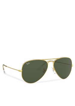 Okulary przeciwsłoneczne Ray-Ban 0RB3025 Zielony ze sklepu eobuwie.pl w kategorii Okulary przeciwsłoneczne damskie - zdjęcie 188147321