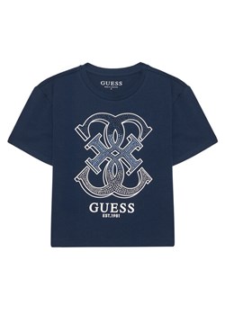 Guess Kids Top 180877 Niebieski Classic Fit ze sklepu MODIVO w kategorii Bluzki dziewczęce - zdjęcie 188148613