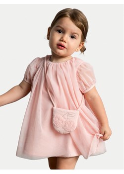 Mayoral Sukienka elegancka 1917 Różowy Regular Fit ze sklepu MODIVO w kategorii Sukienki dziewczęce - zdjęcie 188148631