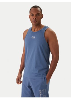 EA7 Emporio Armani Tank top 7M000295 AF10375 Niebieski Regular Fit ze sklepu MODIVO w kategorii T-shirty męskie - zdjęcie 188148663