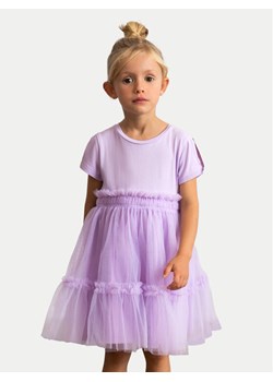 Mayoral Sukienka elegancka 3915 Fioletowy Regular Fit ze sklepu MODIVO w kategorii Sukienki dziewczęce - zdjęcie 188148741