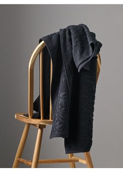 Sinsay - Bawełniany ręcznik ze strukturalnym wzorem - czarny ze sklepu Sinsay w kategorii Ręczniki - zdjęcie 188151390