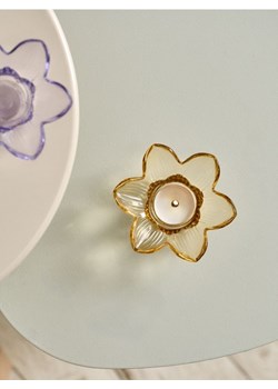 Sinsay - Szklany świecznik - pomarańczowy ze sklepu Sinsay w kategorii Świeczniki - zdjęcie 188151422