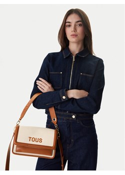 TOUS Torebka BANDOLERA M. AUDREE CANVAS 2002202743 Brązowy ze sklepu MODIVO w kategorii Torebki damskie - zdjęcie 188152933