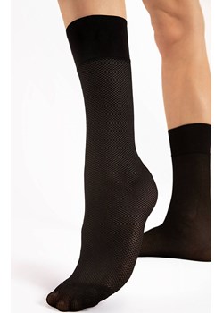 Strukturalne skarpetki damskie 3D z połyskiem czarne FOXTROT 20 den, Kolor czarny, Rozmiar uniwersalny, Fiore ze sklepu Primodo w kategorii Skarpetki damskie - zdjęcie 188153404