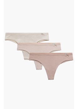 3-pack figi damskie brazil 3CLP-005-ECRC/BEZ/PUD, Kolor beżowo-różowo-ecru, Rozmiar S, ATLANTIC ze sklepu Intymna w kategorii Majtki damskie - zdjęcie 188153530