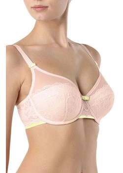 Koronkowy biustonosz balconette jasnoróżowy Nymphe TB5050, Kolor jasnoróżowy, Rozmiar 75D, Conte ze sklepu Intymna w kategorii Biustonosze - zdjęcie 188153550