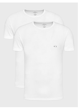 Armani Exchange Komplet t-shirtów 956005 CC282 04710 Biały Slim Fit ze sklepu MODIVO w kategorii T-shirty męskie - zdjęcie 188154921