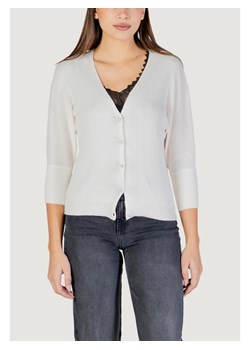 Morgan De Toi Kardigan 251-MBATSI Beżowy Casual Fit ze sklepu MODIVO w kategorii Swetry damskie - zdjęcie 188154922