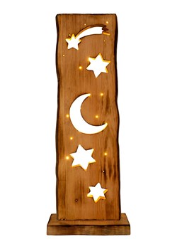 näve Lampa dekoracyjna LED w kolorze brązowym - wys. 60 cm ze sklepu Limango Polska w kategorii Dekoracje bożonarodzeniowe - zdjęcie 188155591