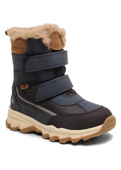 bisgaard Skórzane botki zimowe w kolorze granatowym ze sklepu Limango Polska w kategorii Buty zimowe dziecięce - zdjęcie 188156311