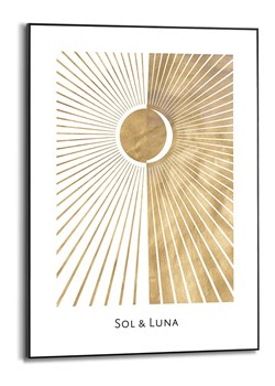 Orangewallz Druk artystyczny "Soleil &amp; Lune" w ramce ze sklepu Limango Polska w kategorii Obrazy - zdjęcie 188157120
