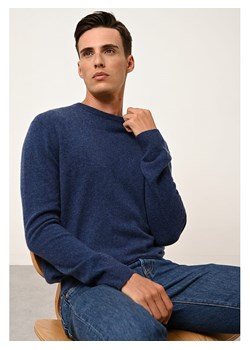 Just Cashmere Kaszmirowy sweter "Howard" w kolorze niebieskim ze sklepu Limango Polska w kategorii Swetry męskie - zdjęcie 188157412