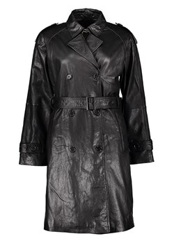 Apple of Eden Skórzany płaszcz w kolorze czarnym ze sklepu Limango Polska w kategorii Kurtki damskie - zdjęcie 188157453