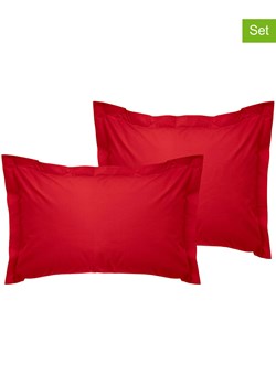 Colourful Cotton Poszewki renforcè (2 szt.) w kolorze czerwonym na poduszkę ze sklepu Limango Polska w kategorii Poduszki dekoracyjne - zdjęcie 188157583