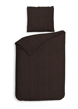 HNL Komplet pościeli flanelowej "Spina" w kolorze brązowym ze sklepu Limango Polska w kategorii Pościele - zdjęcie 188157591