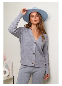 Soft Cashmere Kardigan w kolorze szarym ze sklepu Limango Polska w kategorii Swetry damskie - zdjęcie 188157660