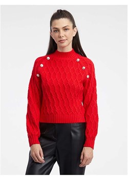 orsay Sweter w kolorze czerwonym ze sklepu Limango Polska w kategorii Swetry damskie - zdjęcie 188157824