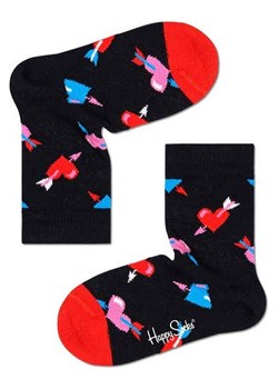 Happy Socks Skarpety "Cupid with heart" w kolorze czarnym ze wzorem ze sklepu Limango Polska w kategorii Skarpetki dziecięce - zdjęcie 188158151