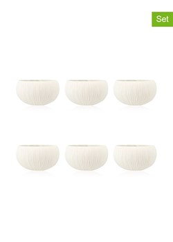 Ogo Living Miski (6 szt.) "Urus" w kolorze biało-miętowym - Ø 8 cm ze sklepu Limango Polska w kategorii Naczynia - zdjęcie 188158404