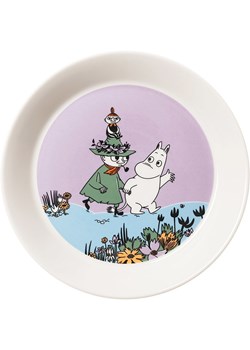 Moomin Talerzyk deserowy "Friends Forever" w kolorze fioletowo-białym - Ø 19 cm ze sklepu Limango Polska w kategorii Naczynia - zdjęcie 188158444