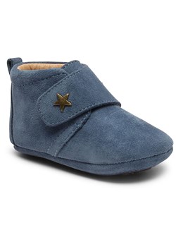 bisgaard Skórzane kapcie w kolorze granatowym ze sklepu Limango Polska w kategorii Buciki niemowlęce - zdjęcie 188158633