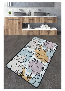 Elizabed Dywanik łazienkowy "Centum" w kolorze turkusowo-żółto-fioletowym ze sklepu Limango Polska w kategorii Akcesoria łazienkowe - zdjęcie 188159191