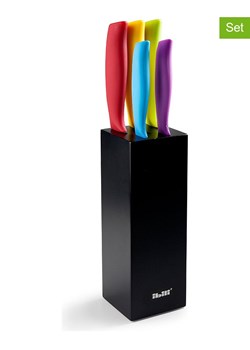 Ibili 6-częściowy zestaw noży w kolorze czarnym ze wzorem ze sklepu Limango Polska w kategorii Noże kuchenne - zdjęcie 188159262