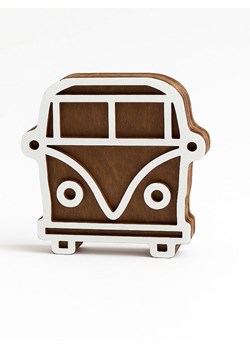 Samimi Stempel "Minivan" w kolorze jasnobrązowo-białym - 7 x 7 cm ze sklepu Limango Polska w kategorii Zabawki - zdjęcie 188159592