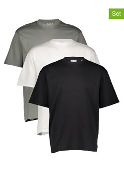 ONLY &amp; SONS Koszulki (3 szt.) w kolorze zielonym, białym i czarnym ze sklepu Limango Polska w kategorii T-shirty męskie - zdjęcie 188160130